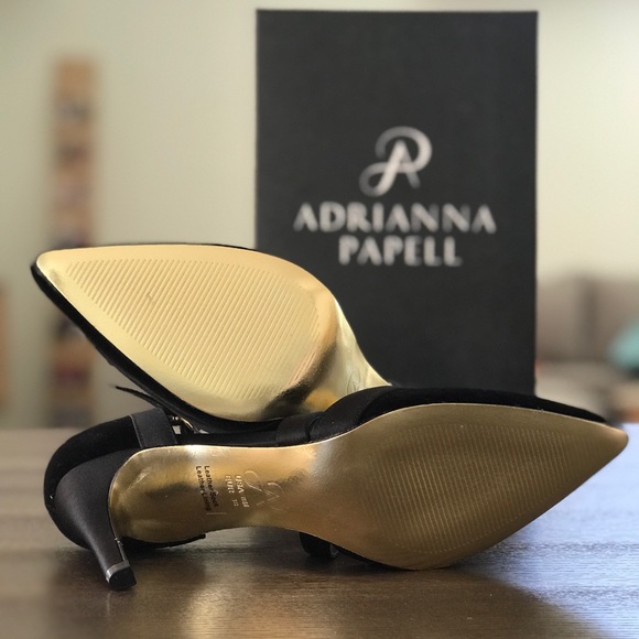 Adrianna Papell Hepburn Pumps, Black Velvet - Picture 8 of 8